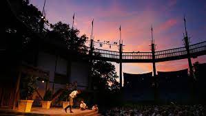 Riverside Theatre Shakespeare Stage - photo by Press Citizen